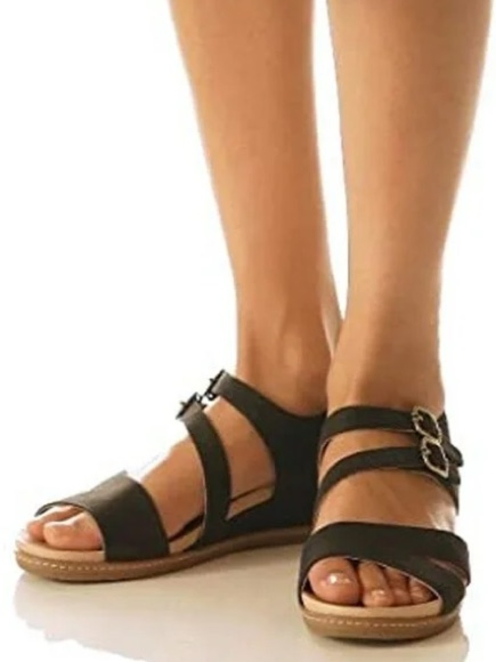 EUC Dansko Angela Black Nuback Leather Asymmetric Strap Open Toe Sandal